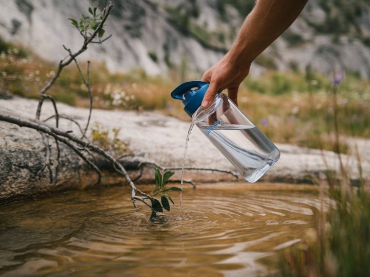 How to safely purify and store water while traveling in the wild