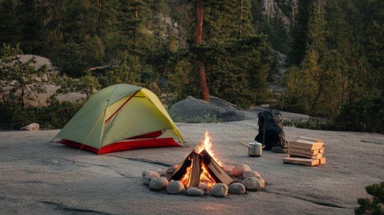 How to find safe campsites in the wilderness